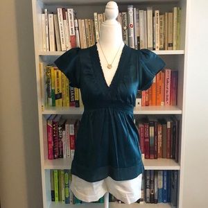 BCBG MaxAzria silk blouse.